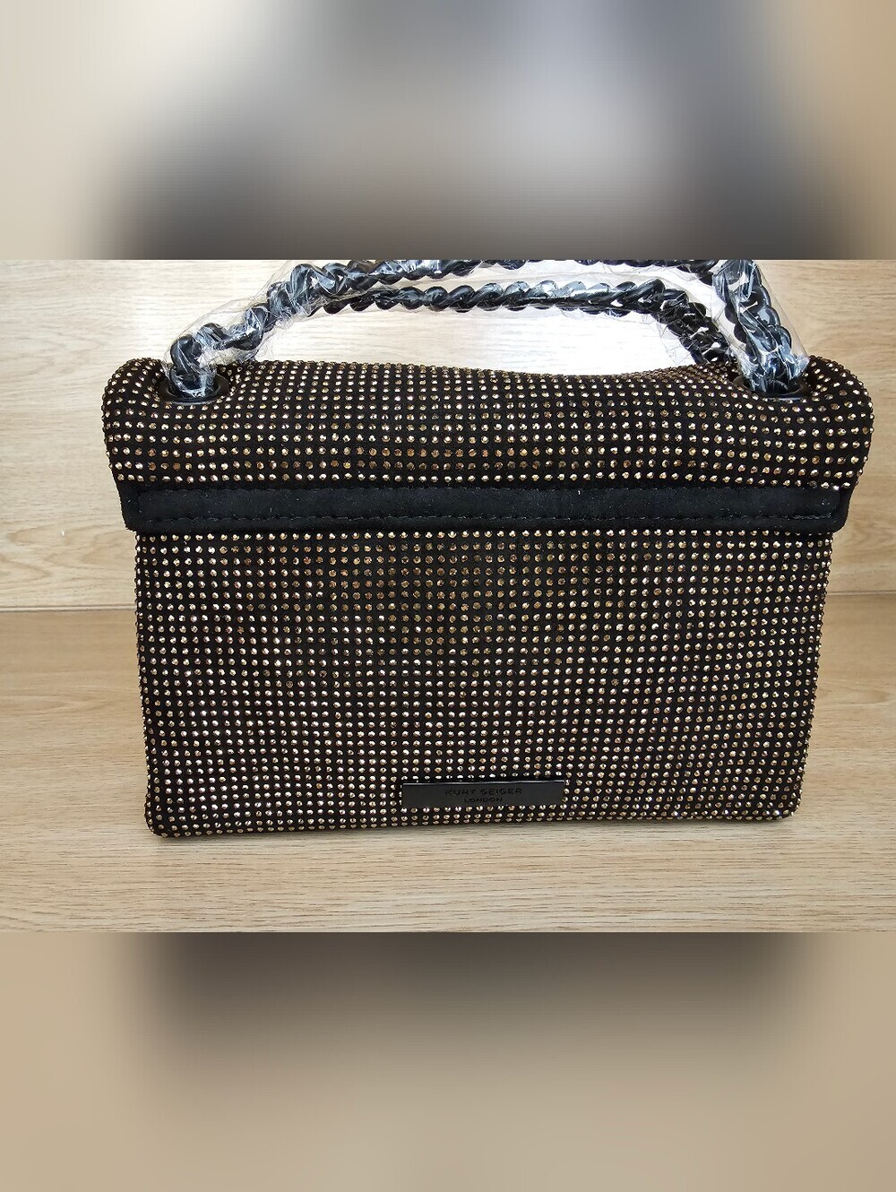Kurt Geiger Mini Fabric Drench Kesington Bag. - Picture 9 of 14